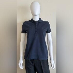Tommy Hilfiger Size S Women's Navy Blue Polo Tee